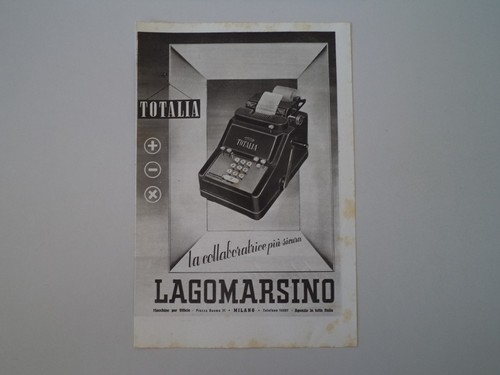Advertising pubblicità 1941 - advertising,