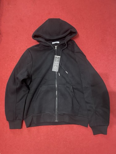 Felpa con cappuccio zip uomo - e,