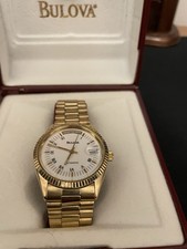 Bulova Automatic Wilton Gray Leather Strap Watch 43mm 96C143