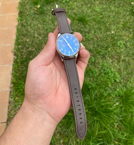 Reloj pilot mecánico azul - mecánico,