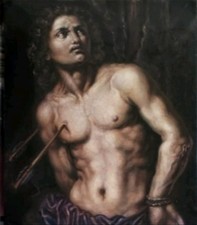 Dipinto Antico Olio su Tela