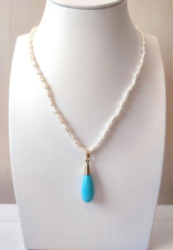 Collana perle fiume e - perle,