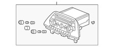 Genuine Honda Tuner Assembly