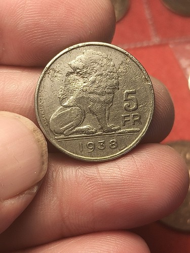 Rara franchi 1938 - franchi, belgio