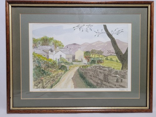 Watercolour painting framed - watercolour,