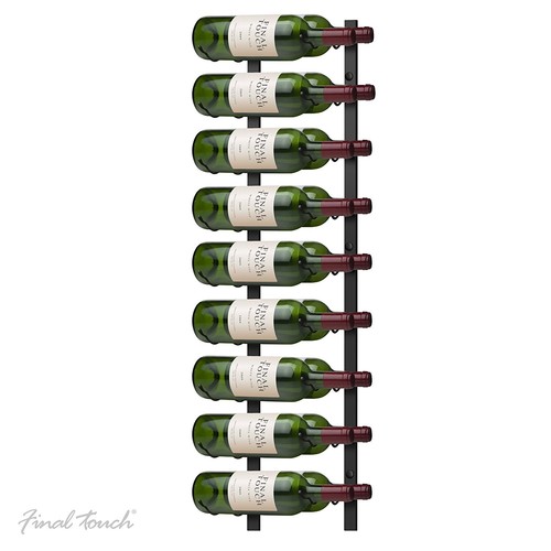 Wine bottle rack wall mounted - bottle,