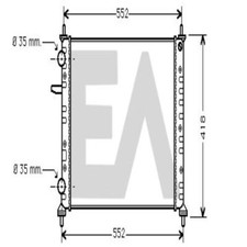 01043093 RADIATORE NRF FIAT