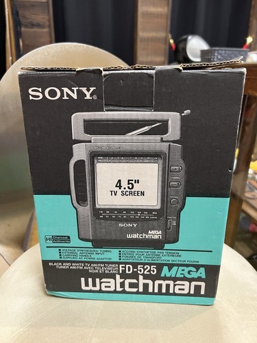 Vintage sony mega - mega, watchman