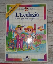 GIOCO DA TAVOLO L'ECOLOGIA I GIOCHI DI SAPIENTINO CLEMENTONI COMPLETO VINTAGE