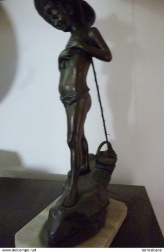 Scultura statua bronzo - scultura,