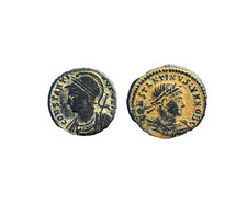 Lotto di 2 Follis Romani - Duo