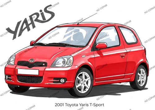 Toyota yaris sport cuadro - t-sport, ts
