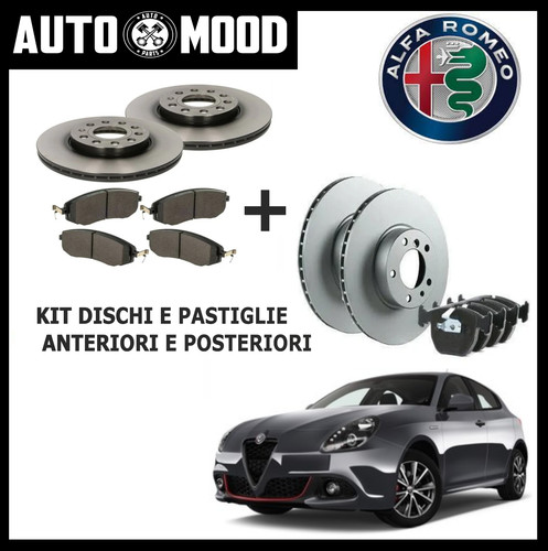 Kit dischi pastiglie anteriori - dischi,