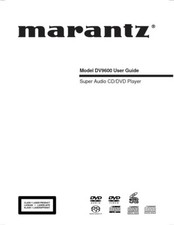 Marantz dv9600 dvd - dv9600, player
