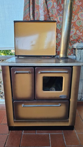 Cucina economica legna usata - a,