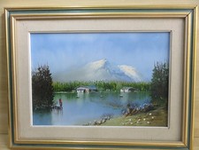 vecchio quadro dipinto a mano