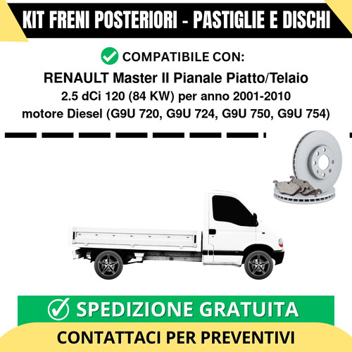 Kit freni posteriori per - freni,