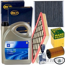 KIT TAGLIANDO + GM OPEL DEXOS 1 GEN 3 5W30 per OPEL ASTRA J CASCADA ZAFIRA C