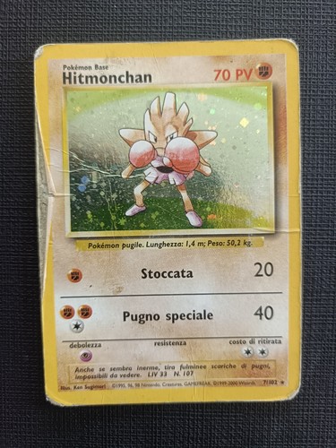 Carte pokémon hitmonchan - carte,