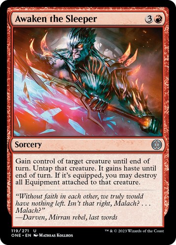 Awaken the sleeper phyrexia - sleeper,