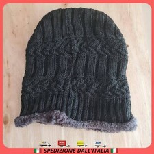 CAPPELLO UOMO DONNA INVERNALE UNISEX PER AUTUNNO INVERNO PELOSO IMBOTTITO