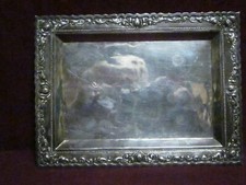 VASSOIO SCONOSCIUTO BELUX ARGENTO 800 9 1/8" x 6 7/8" x 1/4" 258g TW no mono