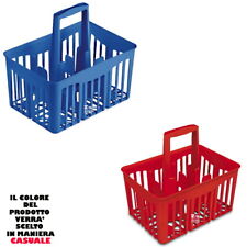 STEFANPLAST CESTINO CESTELLO CONTENITORE PORTABOTTIGLIE 1 Lt - 1,5 Lt - 6 POSTI 