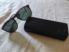 Persol PO0649 24/31 54-20 Occhiali da Sole - Havana/Verdi Come Nuovi