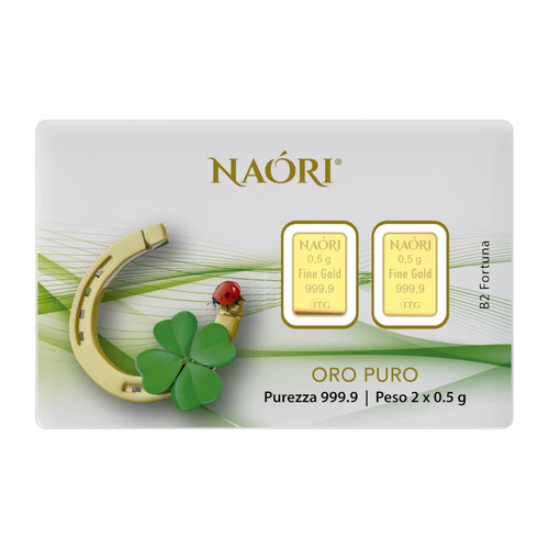 Lingotto oro 999 naóri - d’oro,