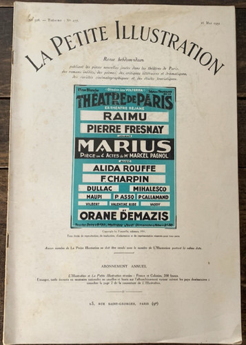 Marcel pagnol marius la - pagnol,