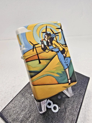 Genuine zippo lighter - genuine, windy
