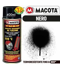 MACOTA TUBO vernice ALTA TEMPERATURA nero spray 3G 400 ml auto moto