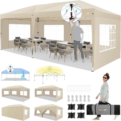 Gazebo pieghevole - gazebo, 3x6m