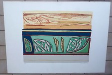 RICCARDO LICATA LITOGRAFIA FIRMATA E NUMERATA CM. 49 X 68,50 TIRATURA 80 ESEM.