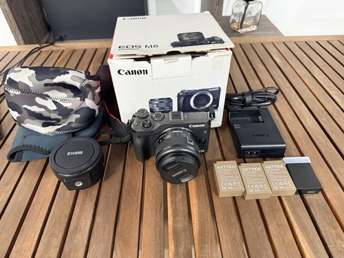 Canon eos 15 45mm - m6, +