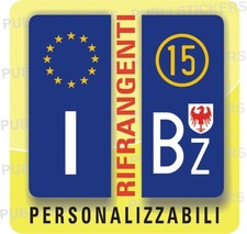 2 ADESIVI BLU RIFRANGENTI PER