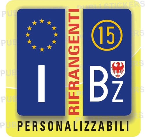 Adesivi blu rifrangenti per - 2,