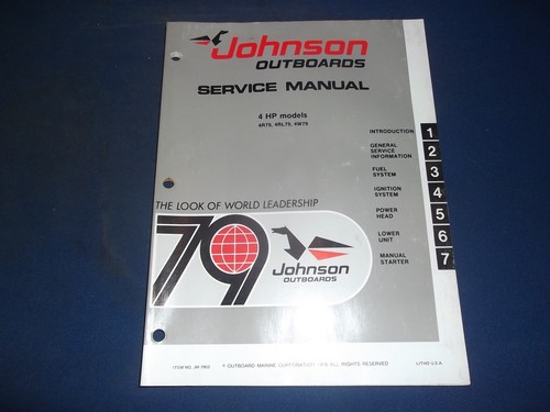 Omc johnson 1979 motore - johnson,
