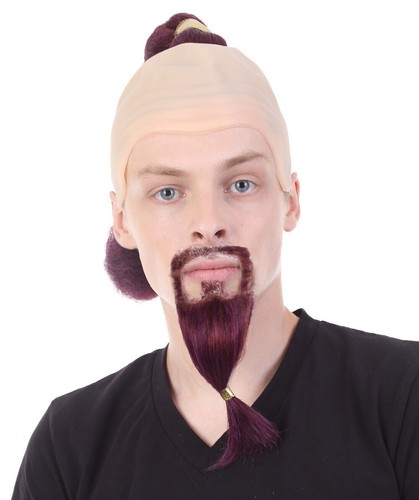 Parrucca genio con barba - parrucca,