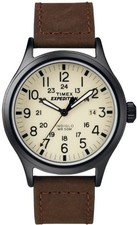 Orologio Timex T49963GP Uomo Marrone Spedizione Scout T49963 T499639J