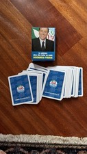 Carte da Gioco FORZA ITALIA Silvio Berlusconi Presidente NUOVE !!! MAI USATE !!!
