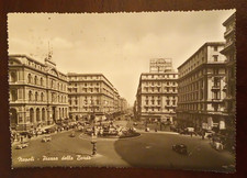 Cartolina Napoli Piazza della Borsa Viaggiata