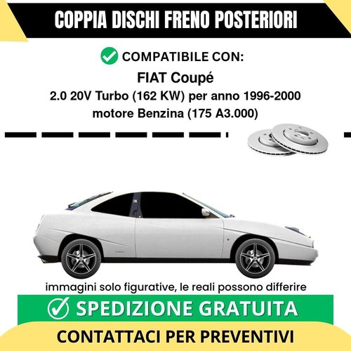 Coppia dischi freno - coppia, posteriori