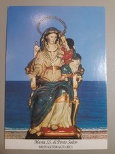 Santino Holy Card - MADONNA MARIA SS. DI PORTO SALVO Monasterace Reggio Calabria