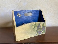 Portamatite / Portaoggetti in legno - Decoupage. In buone condizioni.