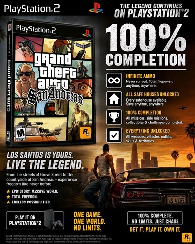 Gta san andreas 100 - san, gioco
