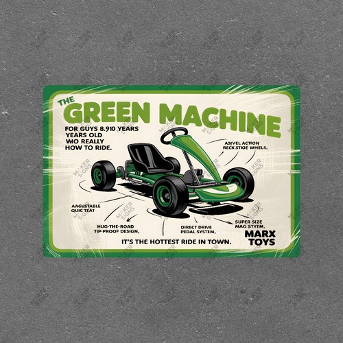 Insegna auto pedale macchina - insegna,