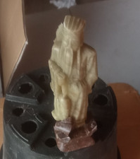 Statuetta pietra saponaria - in,