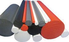 Barra Tonda PVC Nero Vari diametri, lungh. 1 metro