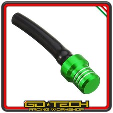 VALVOLA SFIATO SERBATOIO BENZINA per MOTO CROSS ENDURO MOTARD Verde Anodizzato